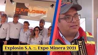 Explosin SA participó de la primera Expo Minera del país [upl. by Meeharbi]