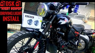 DSK quotNIGHT RIPPERquot50WATTS INSTALLYTX 125 SCRAMBLER BUILD [upl. by Lanor926]