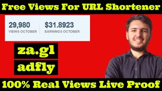 how to get unlimited views for any url shortener site zagl adfly shrinkearn etc live proof [upl. by Halda584]