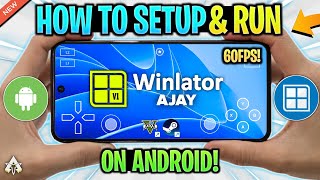 🔥 WINLATOR AJAY ANDROID  SETUPSETTINGSGTA 5 amp STEAM GAMEPLAY  BEST WINDOWS EMULATOR [upl. by Onra]