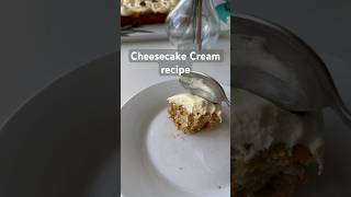 Cheesecake cream recipe❗️cake cheesecake baking carrotcake [upl. by Gerianne]