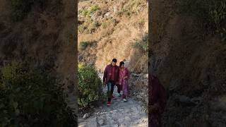 Trekking to George Everest⛰️🫰🏻👫 georgeeverest MadhuSandyShorts trekking couplegoals mountains [upl. by Aig506]