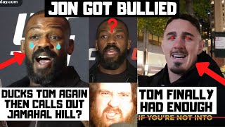 Jon Jones BULLIED By Media With Aspinall Questions CALLS OUT JAMAHAL HILL Aspinall Responds [upl. by Oinotna]