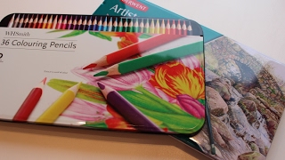 Derwent Artists Pencils  WH Smith Colouring Pencils  Review [upl. by Daye]