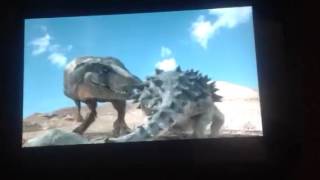 Tarbosaurus vs ankylosaurus Walking with Dinosaurs [upl. by Ishii]