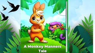 Monkey Manners A Bedtime Story The Importance of Manners amp Kindness [upl. by Delainey947]