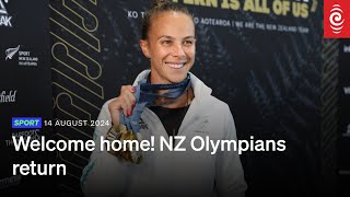 Welcome home New Zealands Olympians return [upl. by Joana]