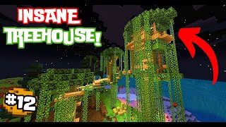 The BEST TREEHOUSE in Minecraft 121  Minecraft Survival 12 [upl. by Satsoc832]