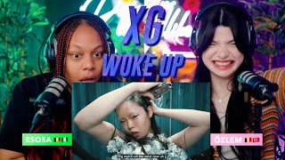 XG  WOKE UP Official Music Video reaction  MAD SCIENTIST EDITION 👩🏻‍🔬👩🏾‍🔬🐺 [upl. by Nrevel]