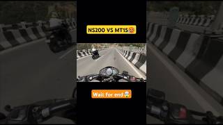 Ns200 Vs Mt15 🥵 Drag Race 🤯 ns200 ns160 nsridervishu ns rider [upl. by Nylle]