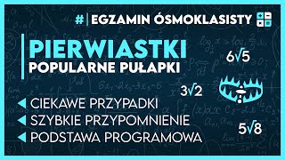 Pierwiastki  Zobacz przed sprawdzianem  Egzamin Ă“smoklasisty 2024 [upl. by Collar]