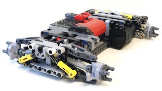 LEGO Technic 4x4 flat chassis [upl. by Juline393]