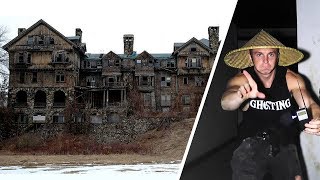 EXPLORING HAUNTED ABANDONED HOTEL [upl. by Ellehcsar]