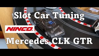 Slot Car Tuning  Ninco Mercedes CLK GTR [upl. by Eiliab]