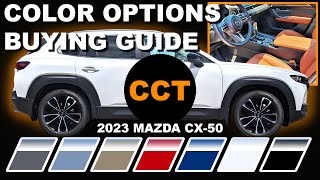 2023 Mazda CX50  Color Options Buying Guide [upl. by Esmeralda]