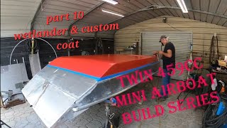 Twin 459cc Mini Airboat Build PT10 [upl. by Nahsyar]