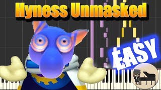 EASY Vs Hyness Unmasked Phase 2  Kirby Star Allies Piano Tutorial Synthesia HD Cover [upl. by Miguelita]