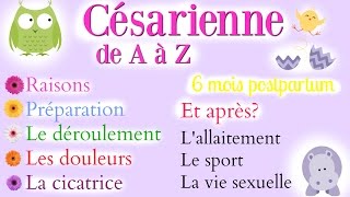 Césarienne programmée de A à Z SANS TABOU  6 mois postpartum [upl. by Lipson]