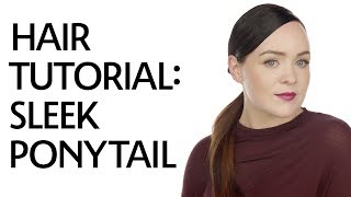 Hair Tutorial Sleek Low Ponytail  Sephora [upl. by Ornstead598]