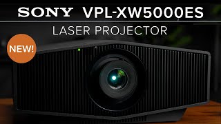 Sony VPLXW5000ES  Home Theater Entertainment with a Native 4K HighValue Laser Projector [upl. by Crowell]