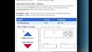 How to do goal spread betting a guide for how to make a spread bet on goals in a footie match [upl. by Ahsinoj]