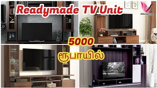 Readymade Wooden Tv Unit Designs With Price  Tv Stand  Angadi Theru Shopping Channel [upl. by Shalne]