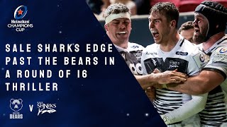 Highlights  Bristol Bears v Sale Sharks  Round of 16 │Heineken Champions Cup Rugby 202122 [upl. by Hoffer]