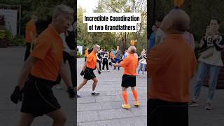 Incredible Coordination of two Grandfathers [upl. by Eicyal]