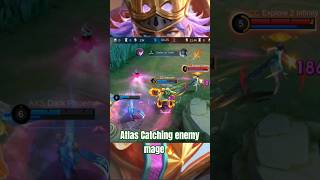 Atlas Flicker Ultimate within a moment🔥 mobilelegends atlasgameplay atlasbestcombo [upl. by Ahsiuqram]