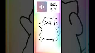 Listening to BTS on shuffle be like pt2 cat neko nekoatsume funnymemes bts memes [upl. by Ilke]