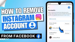 How to Remove Instagram Account from Facebook 2024 ✅  Unlink Instagram from Facebook [upl. by Chelsy]