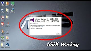 How To Fix Microsoft Visual C 2015 Redistributable Setup Failed error 0x80240017 cruntimeerrorfix [upl. by Ube706]