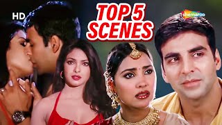 Top 5 Scenes Of Andaaz  Akshay Kumar  Lara Dutta  Priyanka Chopra [upl. by Curtis768]