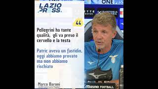 LA CONFERENZA STAMPA DI BARONI POST VITTORIA LAZIOCAGLIARI [upl. by Biagi790]