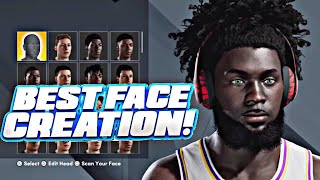 NEW FACE CREATION ON NBA 2K21 BEST DRIPPY FACE CREATION TUTORIAL NBA 2K21 NEXT GEN PS5 [upl. by Navaj832]