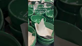 Fiestaware 2023 Color of the Year Jade [upl. by Willman]