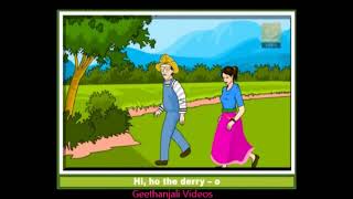 Fun on the Farm The Farmers in the Dell Nursery Rhyme  Animated Song for Kids [upl. by Karolyn]