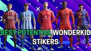 BEST WONDERKID STRIKERS IN FC 24 CAREER MODE MOST POTENTIAL [upl. by Hessler206]