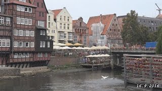 Lüneburg im Sept 2016 in 4K auch bekannt durch die Fernsehseriequot Rote Rosenquot von tubehorst1 [upl. by Samuele257]