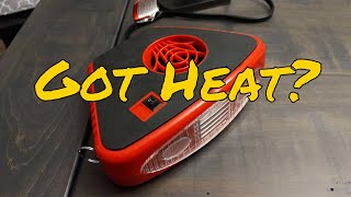 Harbor Freight 12V Auto Heater  Defroster With Light Review does it work [upl. by Llenehc]