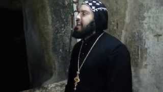 Orthodox Monk singing in Aramaic  Jerusalem [upl. by Nac]