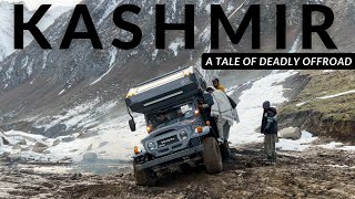 FJ CAMPER ON WAY TO RATTI GALI LAKE IN KASHMIR  EXTREME OFFROAD  VAN LIFE IN NEELUM VALLEY [upl. by Ahsimaj96]