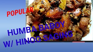 EASY PORK HUMBA RECIPEHUMBA WBANANA [upl. by Nwatna]