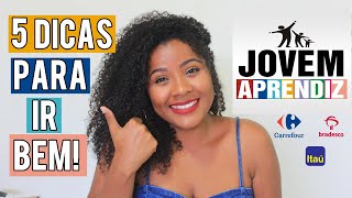 5 DICAS PARA PASSAR NA ENTREVISTA DE JOVEM APRENDIZ  Gessica Alvim [upl. by Oiruam997]