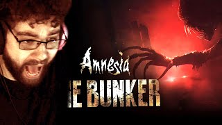 AMNESIA THE BUNKER is so SCARY I had to beat it [upl. by Elga]