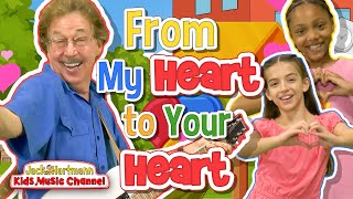 From My Heart to Your Heart  Graduation Song for Kids  Jack Hartmann [upl. by Chrissie]