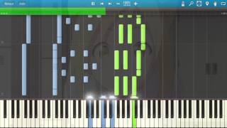Demichan wa kataritai Ending  Fairy tale Piano cover  Synthesia [upl. by Dagna]