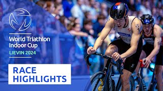 EXTENDED HIGHLIGHTS 2024 World Triathlon Indoor Cup Lievin [upl. by Betta]