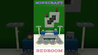 MAKE A FURNISHED BEDROOM IN MINECRAFT [upl. by Kendrick]