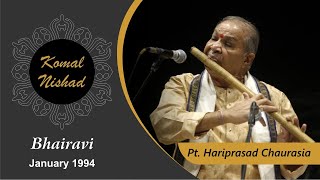 Raag Bhairavi  Pt Hariprasad Chaurasia  Hindustani Classical Bansuri  Flute  Part 33 [upl. by Pamella]